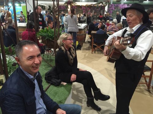Italiaanse gitarist en zanger Vakantiebeurs