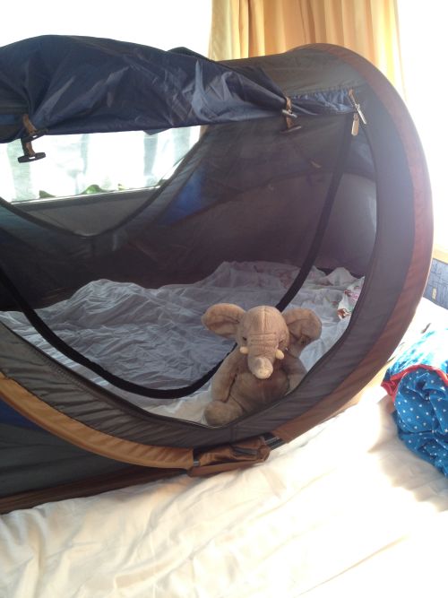 Eigen Likken troon peuterbed slapen camping