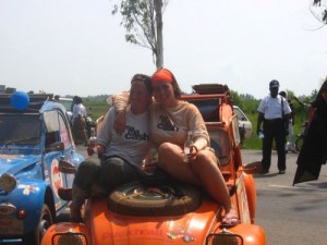 Karin en Jantien in Benin