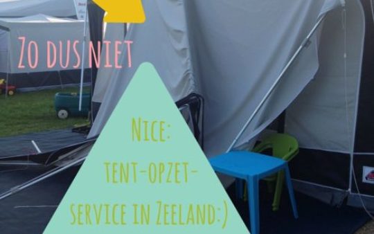 Tent opzet service: yes please!