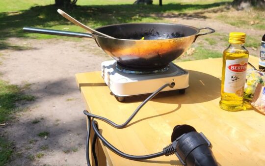 Koken op de camping zonder gas
