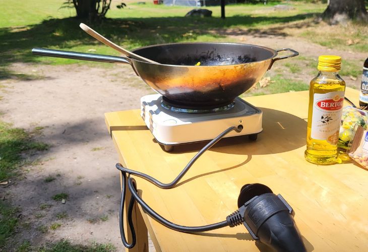 Kleverig van mening zijn Bedachtzaam Koken op de camping zonder gas - I love kamperen