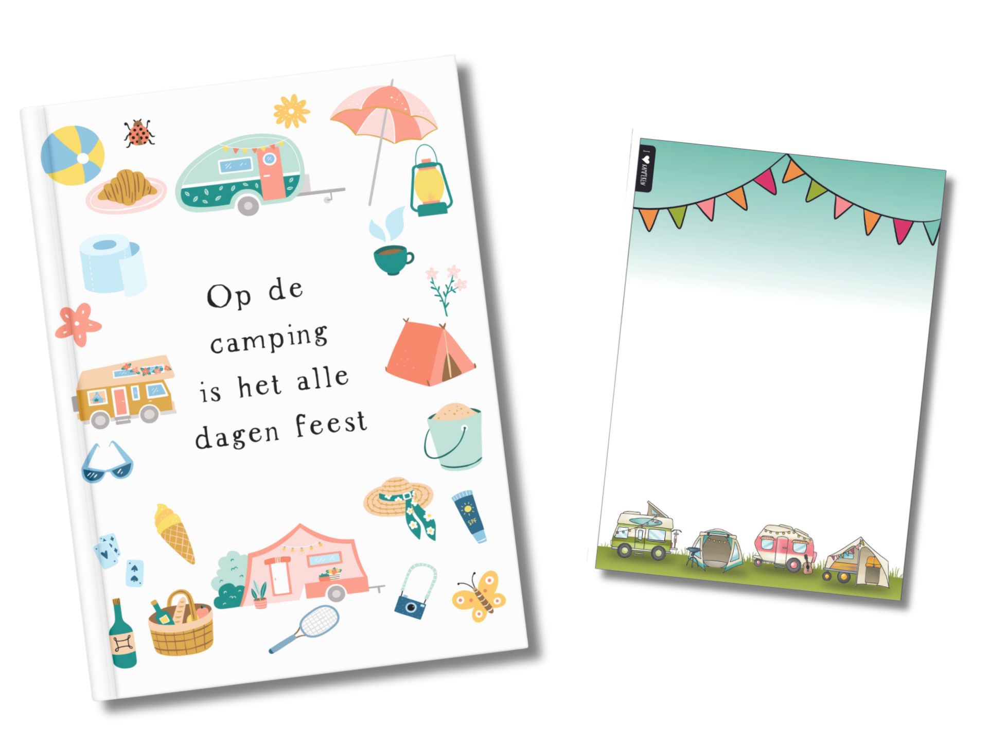Moederdag cadeau kamperen notitieboekje