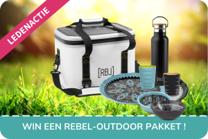 Ledenactie maart: winactie Rebel-Outdoor pakket