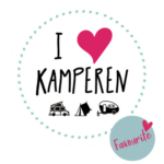 I Love Kamperen favourite camping logo