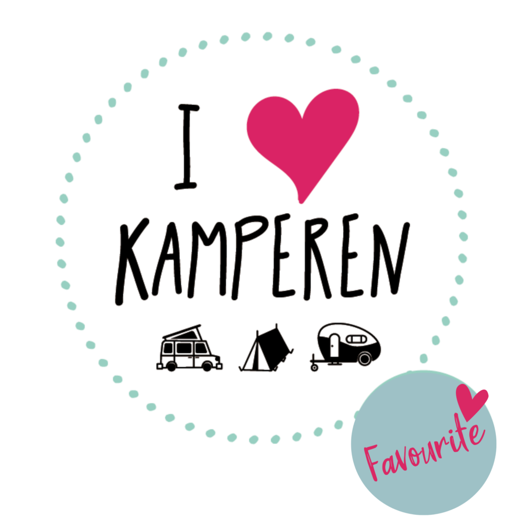 I Love Kamperen Favourite Logo