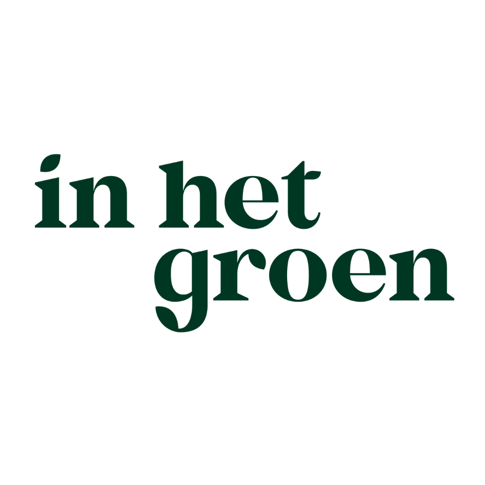 Logo in het groen open camping dag