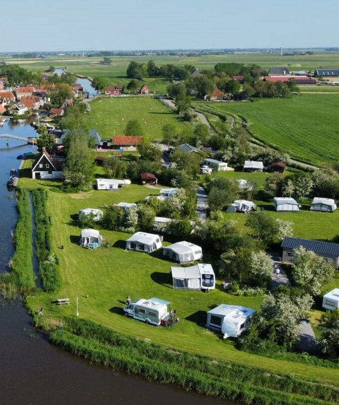 Camping en passantenhaven It Krúswetter - Friesland - Open Camping Dag