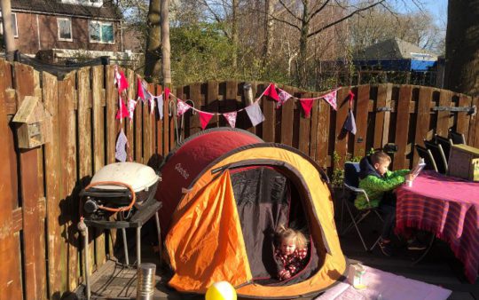 Kamperen tijdens Corona: tuinkamperen!