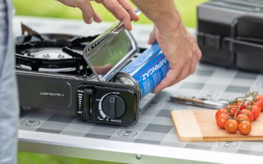 Lege gasfles? No stress met de Gas Finder van Campingaz